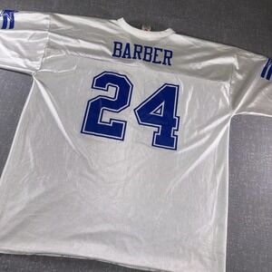 Dallas Cowboys Jersey Mens 2XL White NFL Football Marion‎ Barber 24 Player